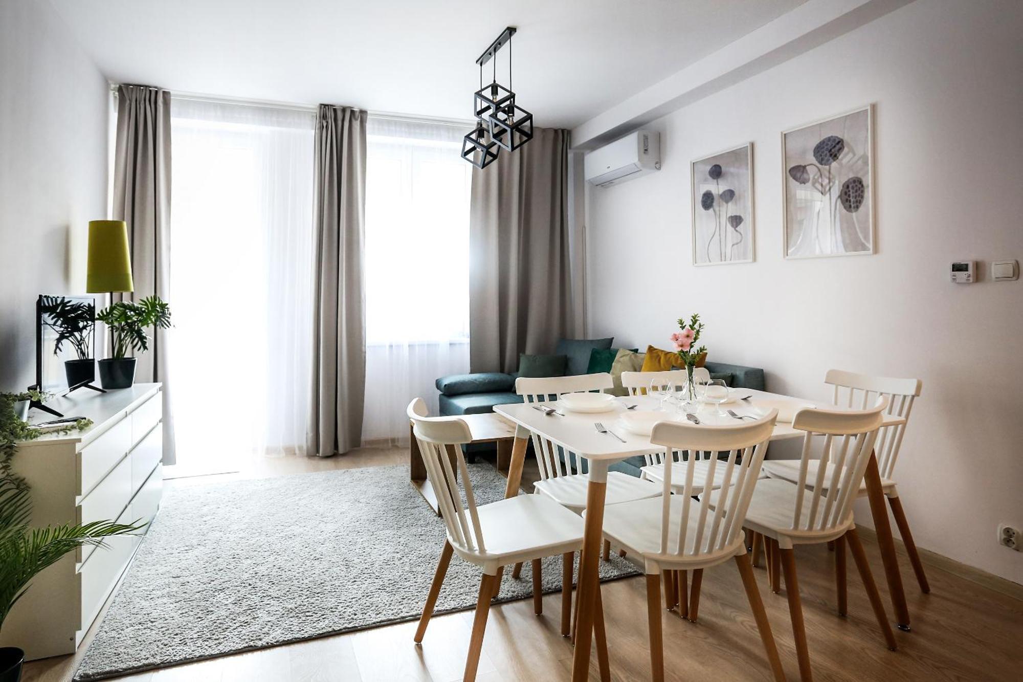 Fully-Furnished Apartment With Air Conditioning For Families, Cracow Old Town Krakow Dış mekan fotoğraf