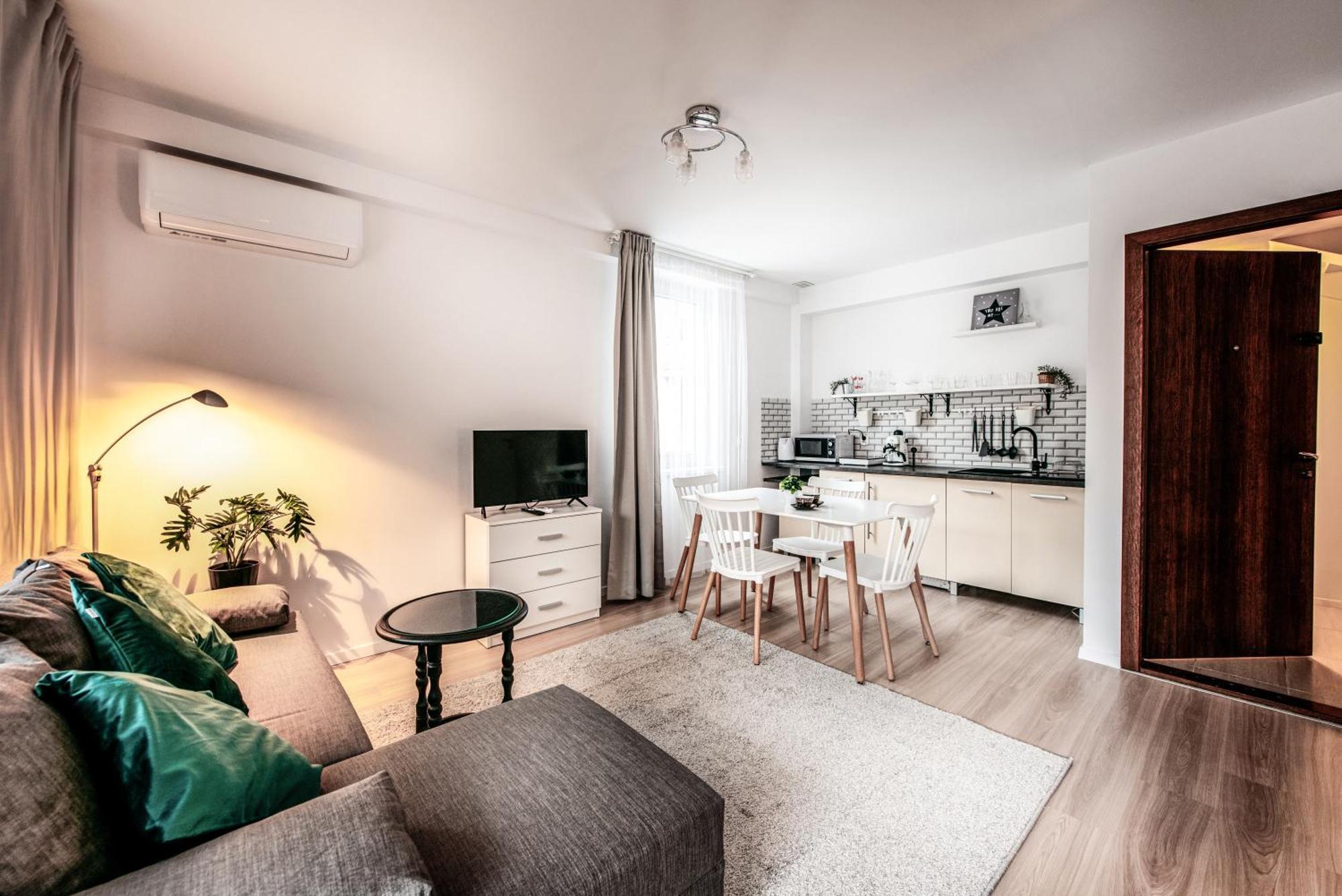 Fully-Furnished Apartment With Air Conditioning For Families, Cracow Old Town Krakow Dış mekan fotoğraf